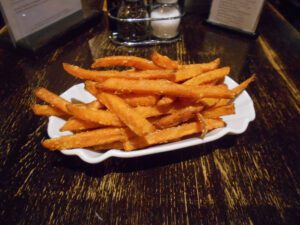 Vegan sweet potato fries