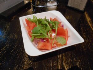 Vegetarian tomato salad