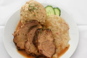 Viennese roasted pork