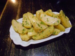 Potatoes with parsley